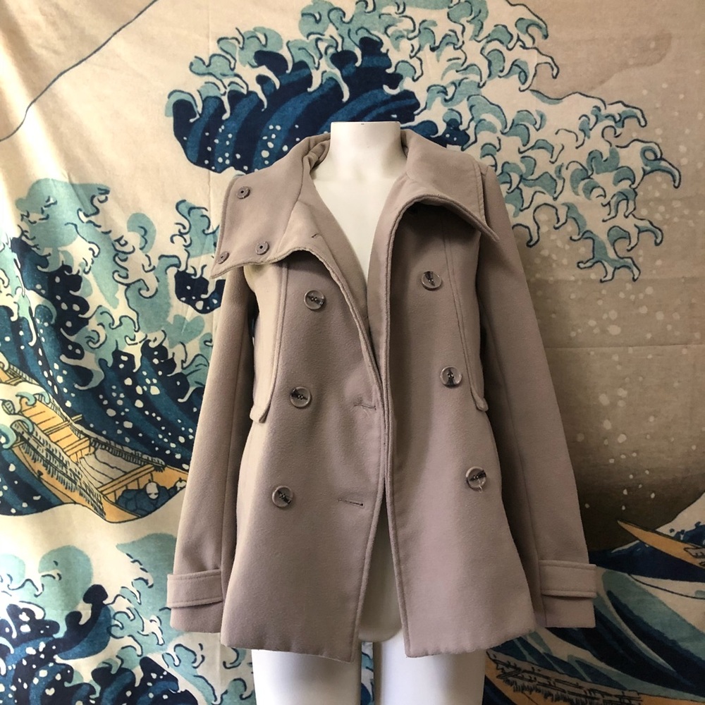 SOLD! Tan Pea Coat